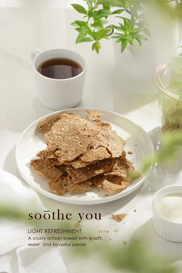 黑面酵母脆片產品攝影