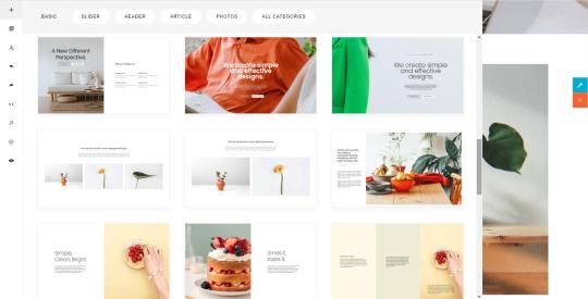 強大的頁面產生器讓您編輯出時下流行的網頁風格，是網頁設計編輯的利器！